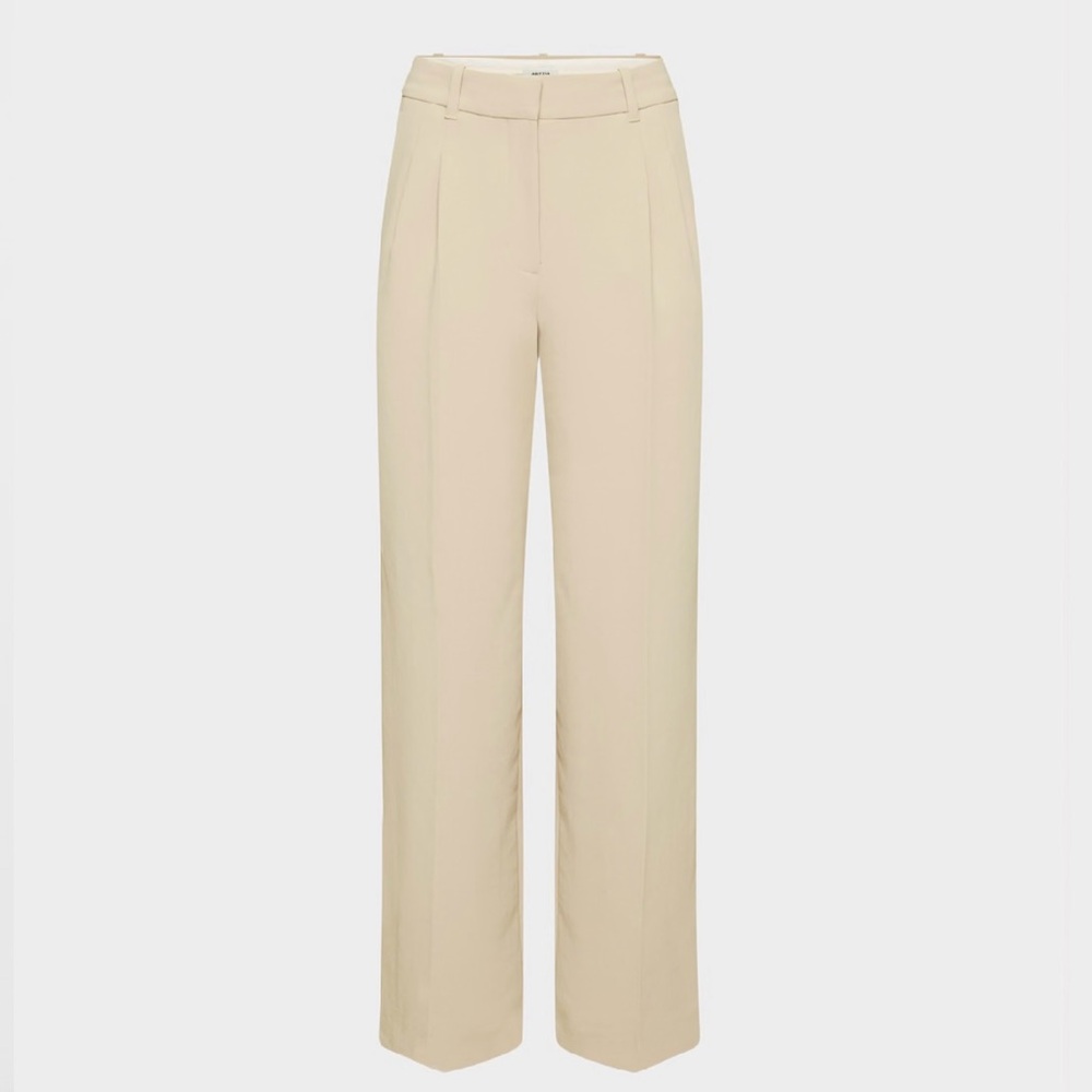 Aritzia Effortless Pant - Marcona Beige